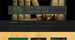 Desktop Screenshot of oneill-law-firm.com