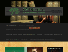 Tablet Screenshot of oneill-law-firm.com